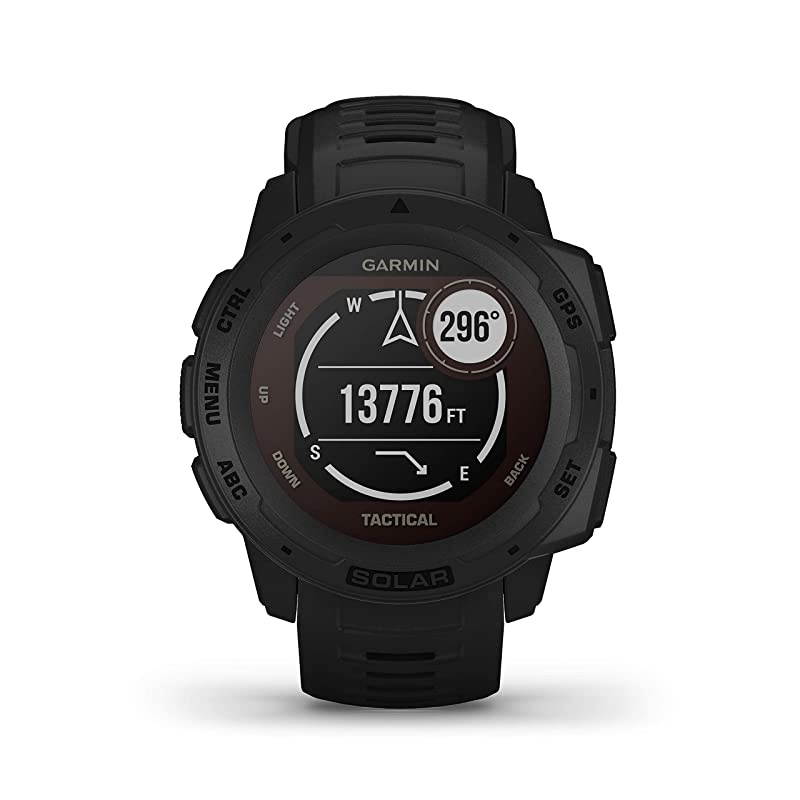 Garmin Instinct Solar Sportsman Camo Edition Premium GPS Smartwatch with Included  Power Bank Bundle (Graphite Camo)