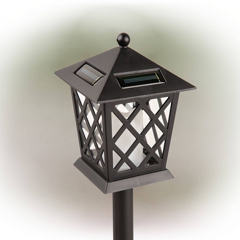 Alpine 9pc Solar Lantern LED Pathway Light