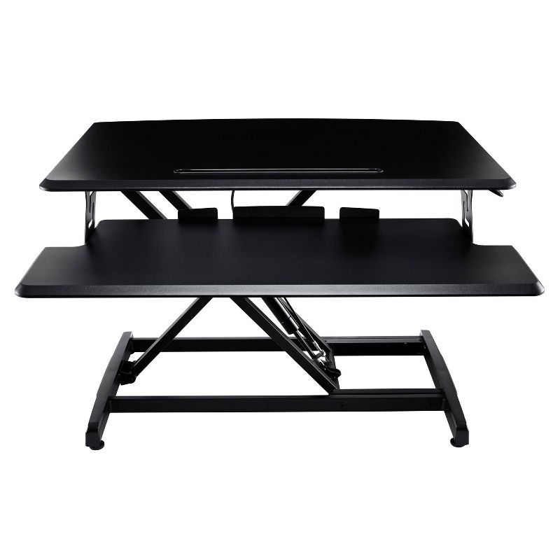 30" Airlift Gas Spring Standing Desk Converter Black - Seville Classics