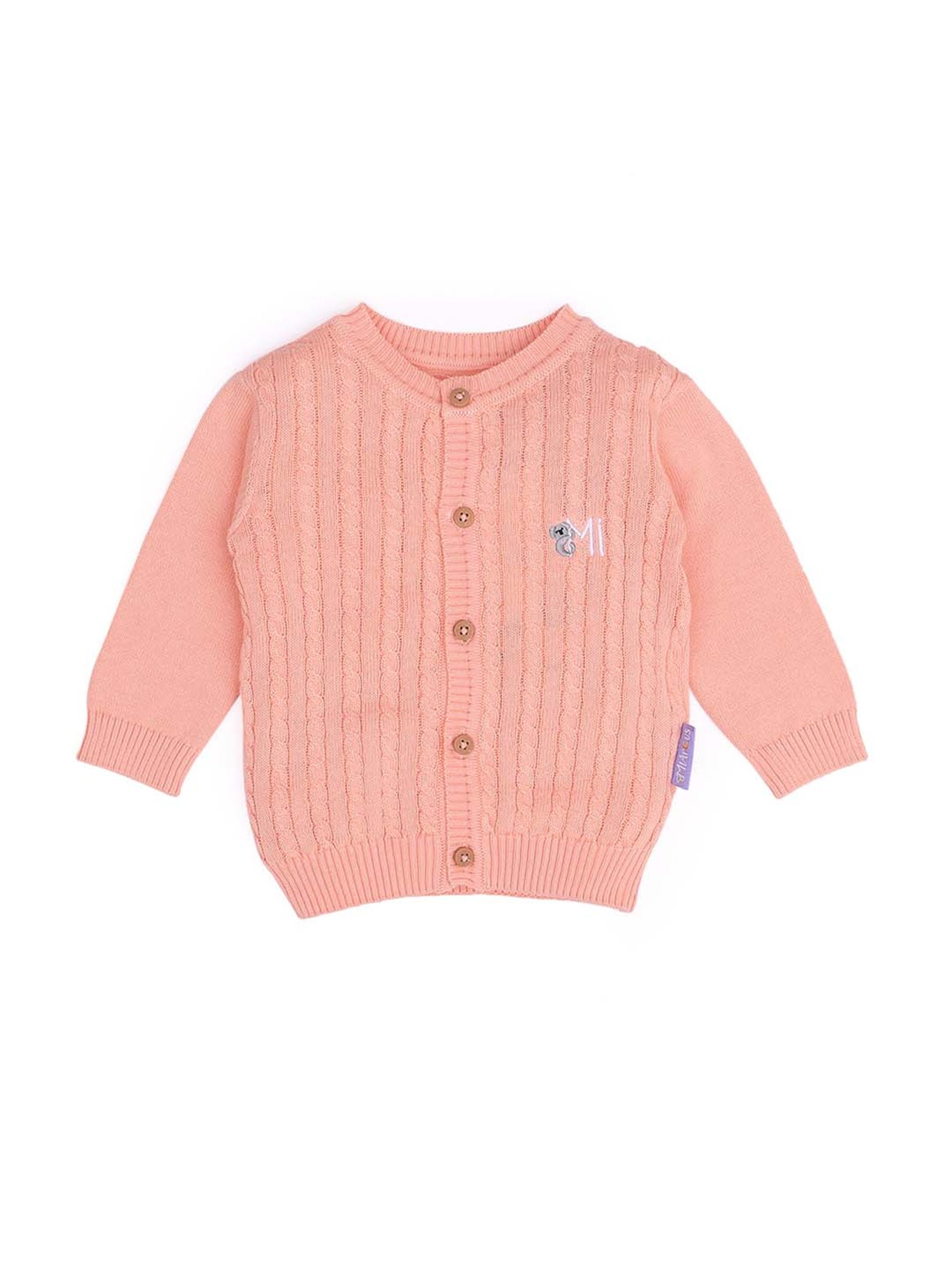 Nino Bambino Kids Red & Pink Printed Full Sleeves Jacket