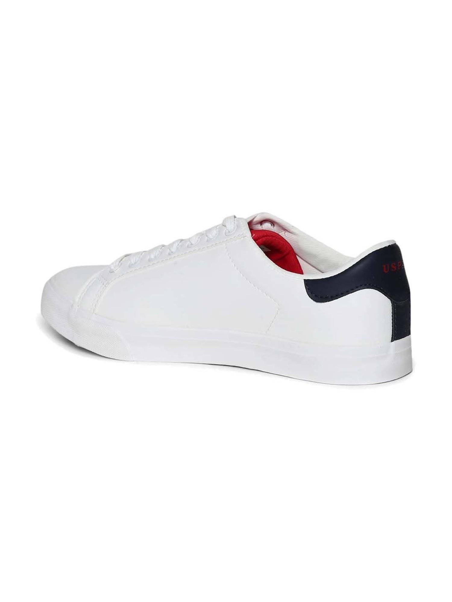 U.S. Polo Assn. Men's MADRYN 2.O White Casual Sneakers
