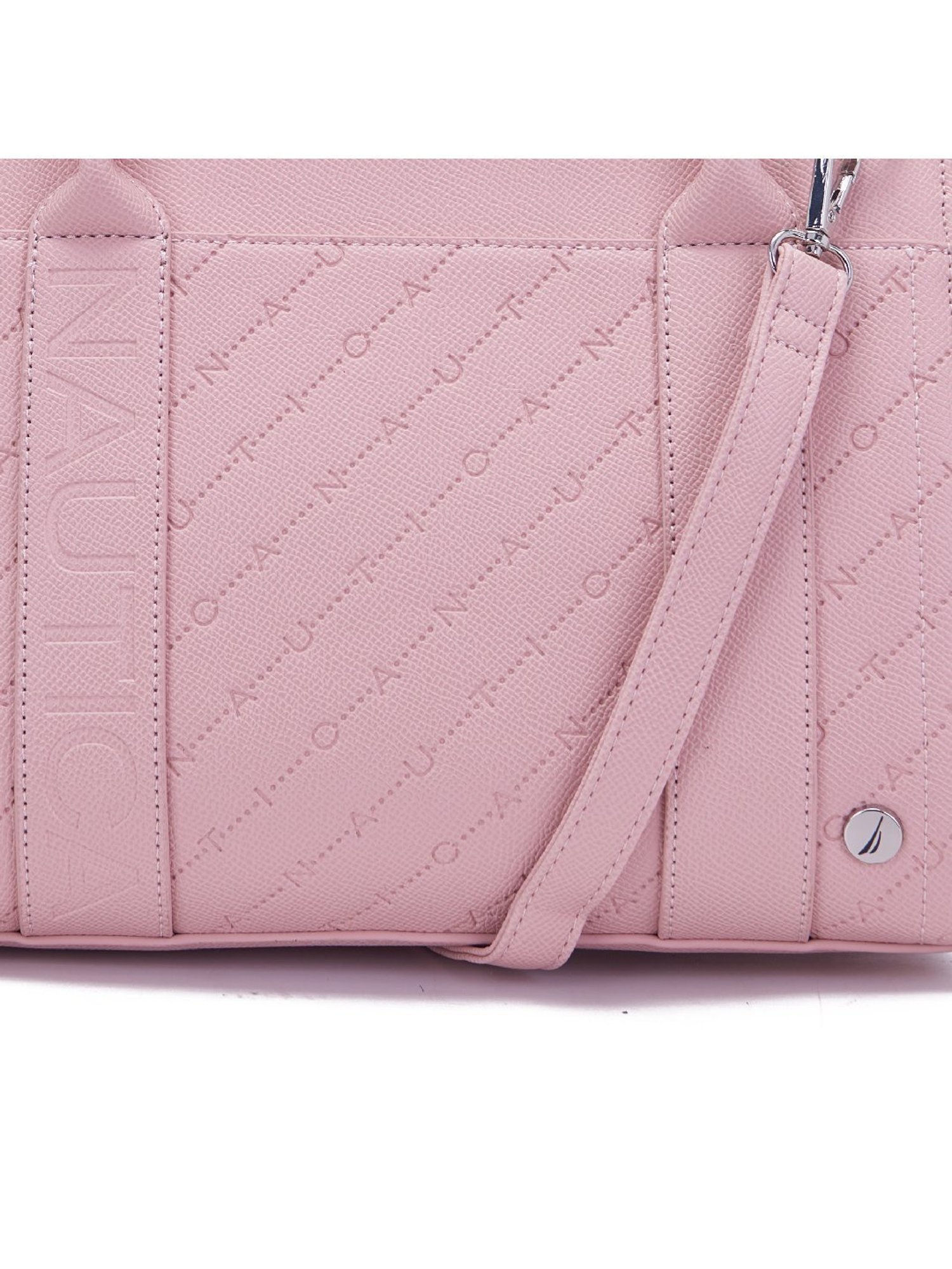 Nautica Pink Solid Medium Handbag