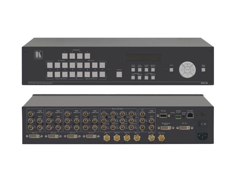 Kramer MV-5 5-Channel DVI/SDI/RGB/Component Multiviewer