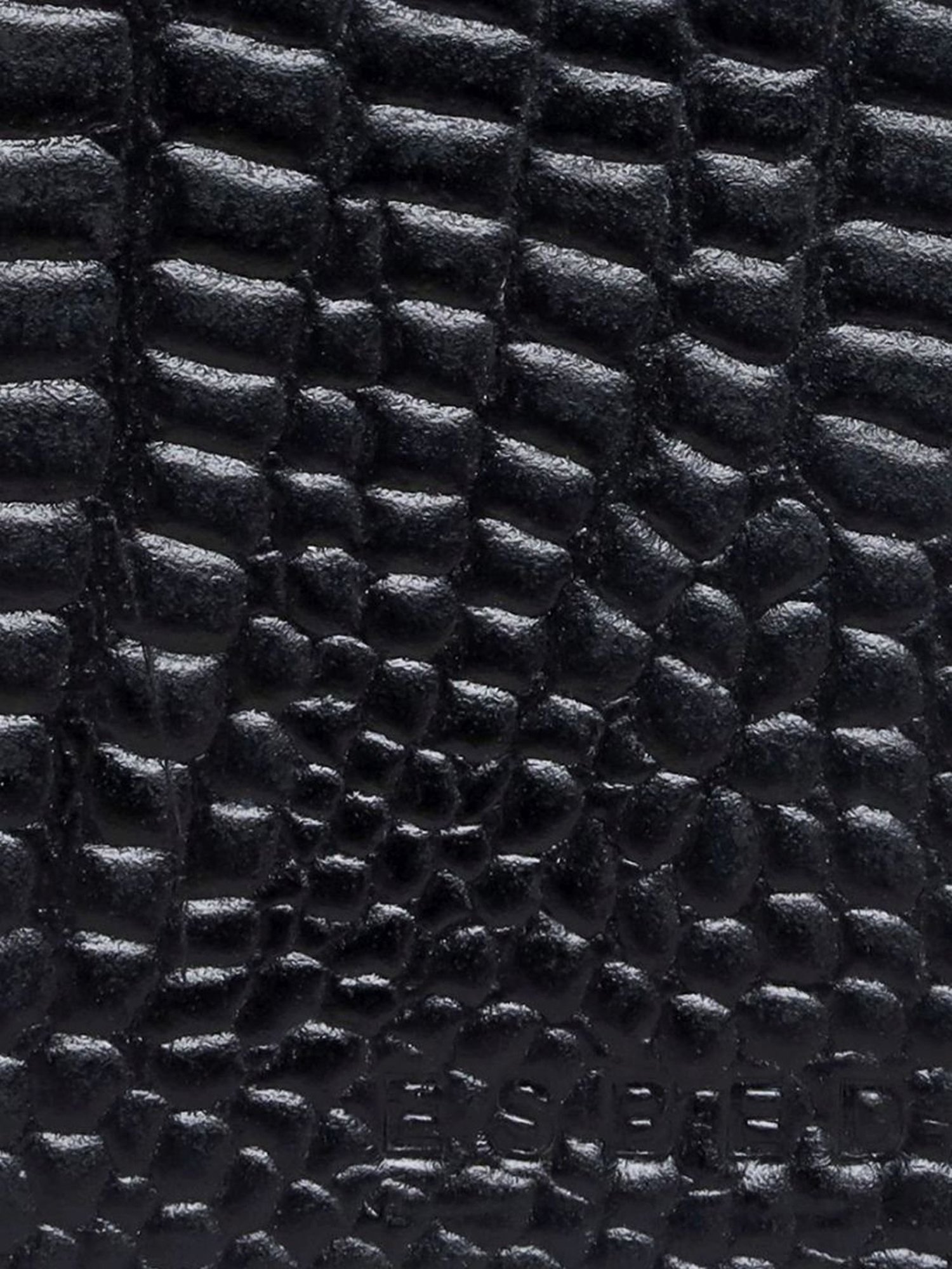 Esbeda Black Casual Leather Bi-Fold Wallet with Belt for Men