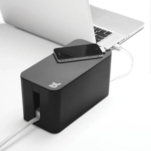 BLUELOUNGE CBM-BL CableBox Mini Black
