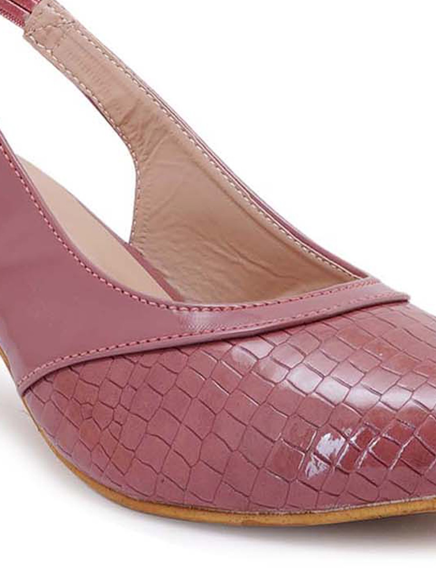 Scentra Women's Nude Sling Back Sandals