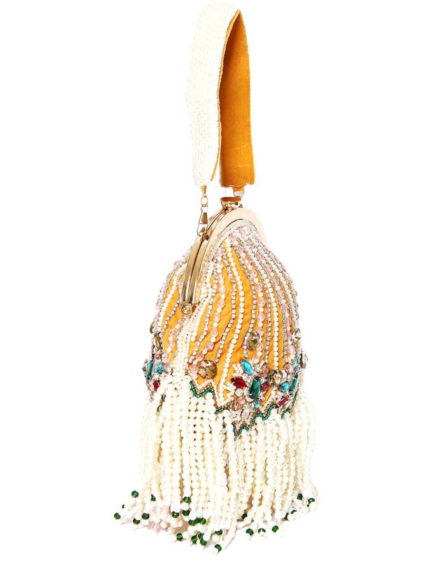 Call It Spring Silver Embellished Potli