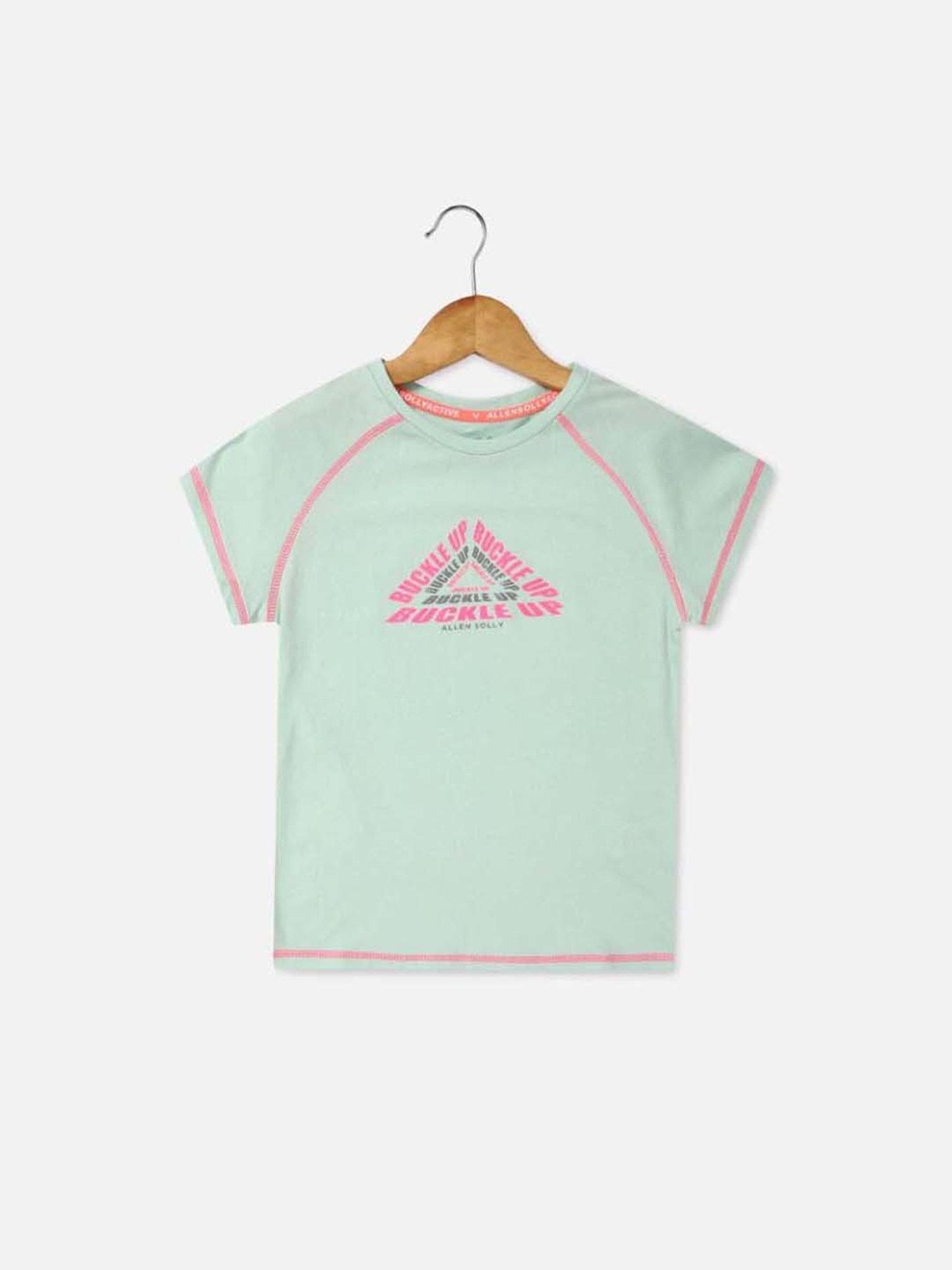 KIDS ONLY Anthracite Black Cotton Printed T-Shirt