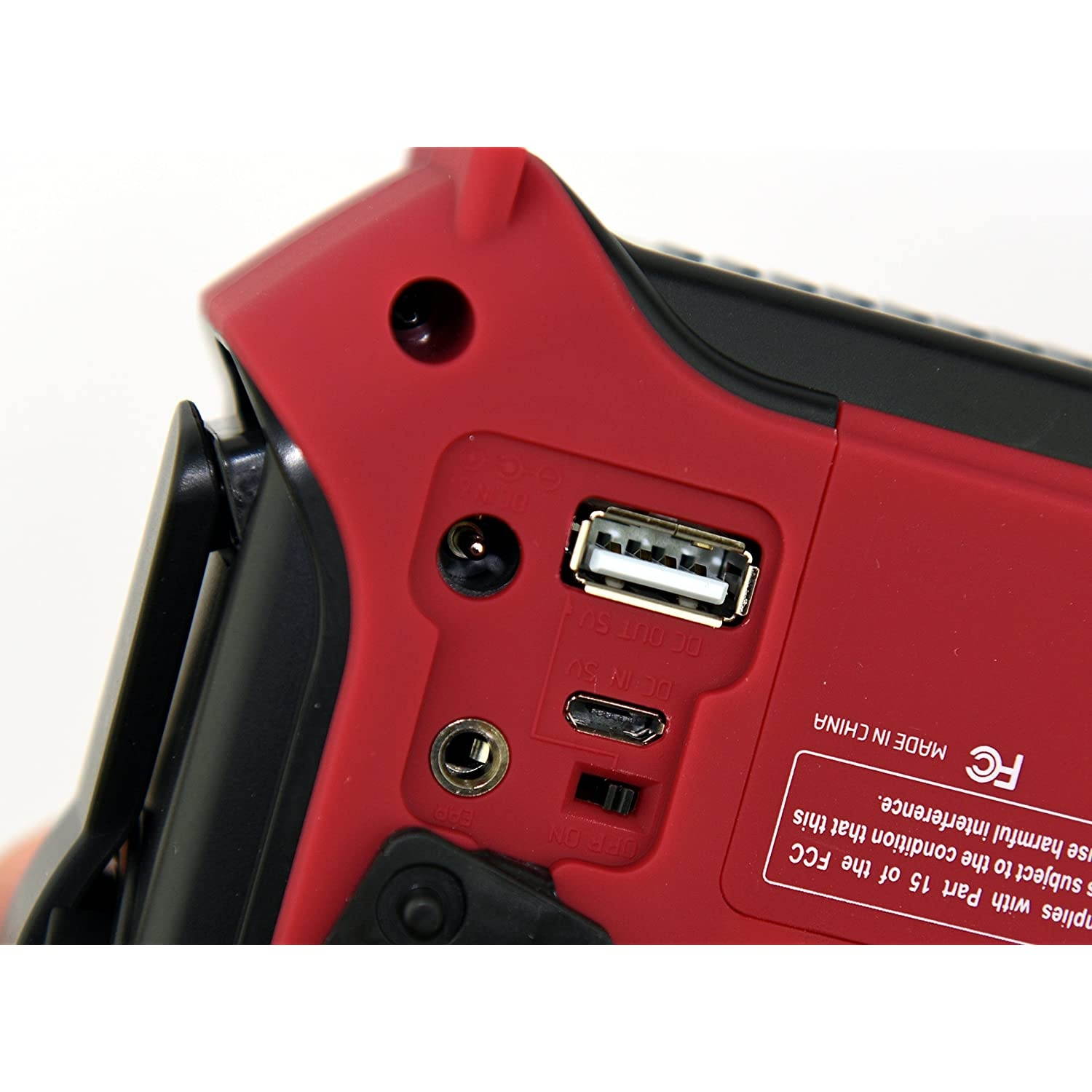 Kaito KA500RED 5-Way Powered Emergency AM/FM/SW Weather Alert Radio, Red