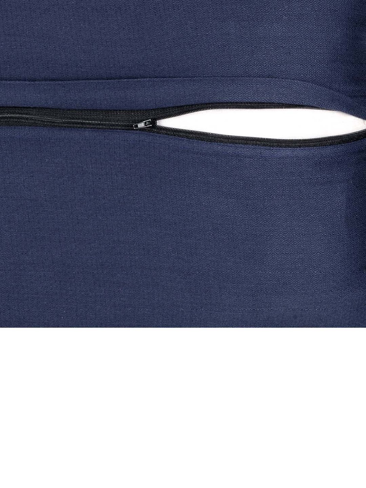 Swayam Red & White Cotton 60 cm x 60 cm Cushion Covers - Set of 2