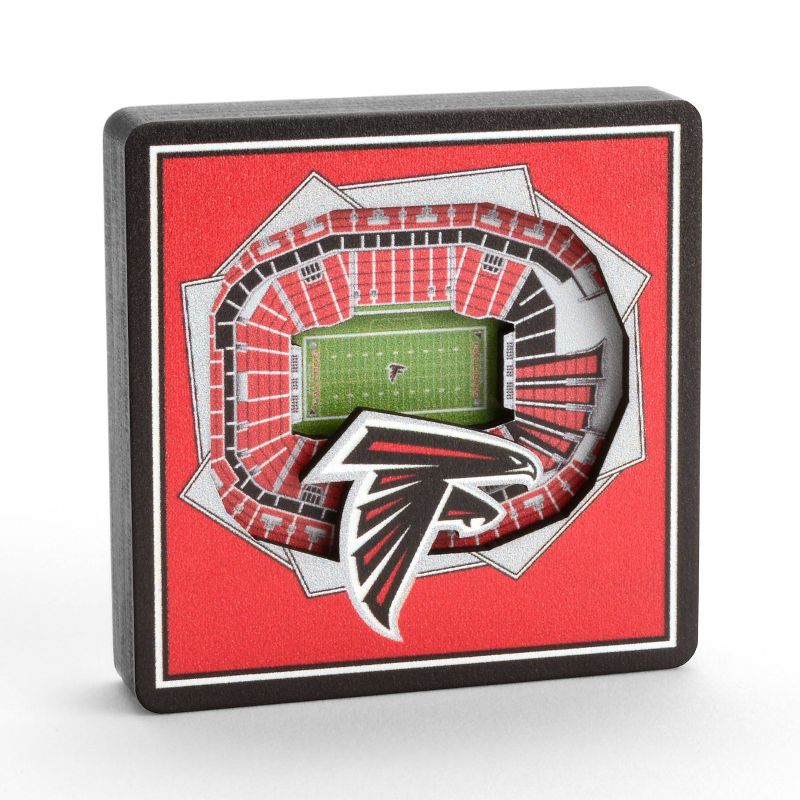 NFL Atlanta Falcons 3D Stadium View Magnet