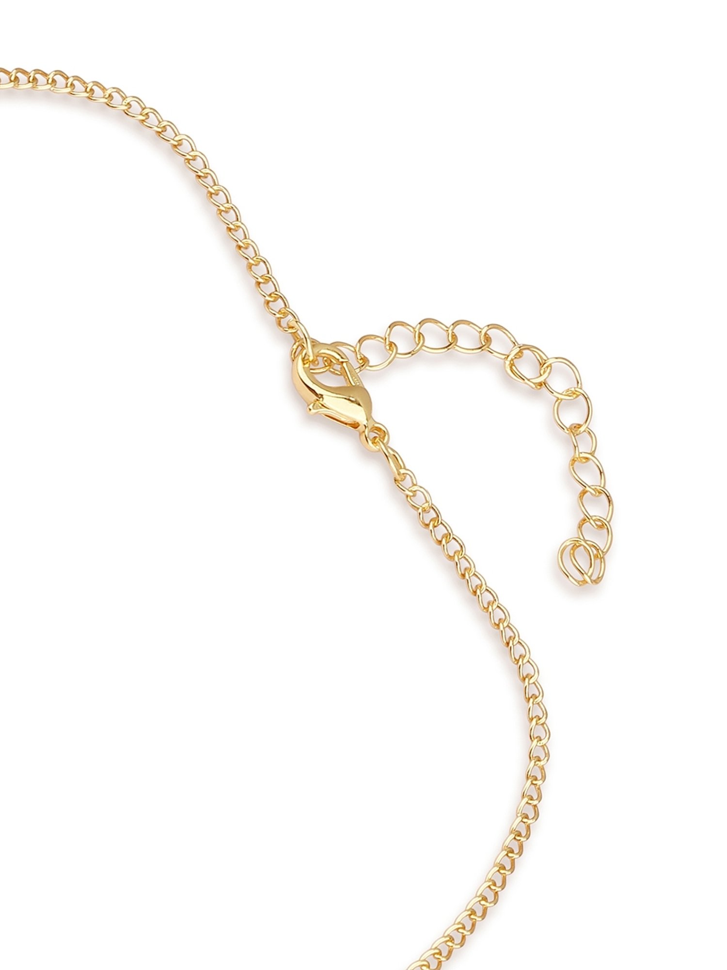 ToniQ Gold-Plated Butterfly Charm Necklace for Women