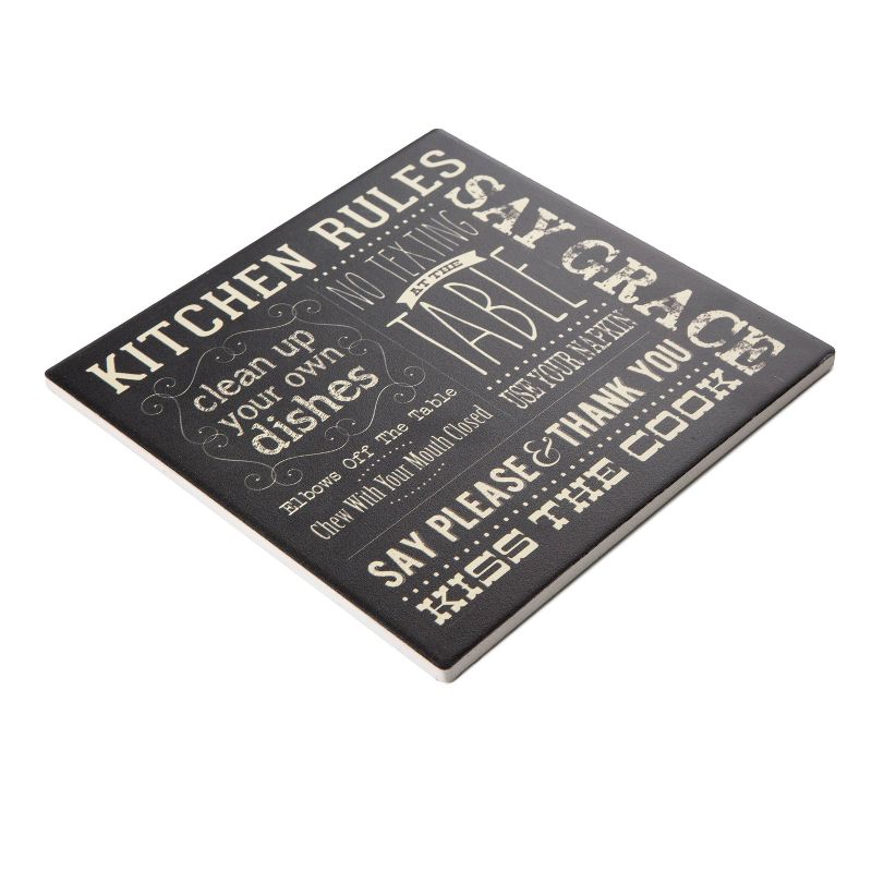 Thirstystone Kitchen Rules Chalkboard Occasions Trivet