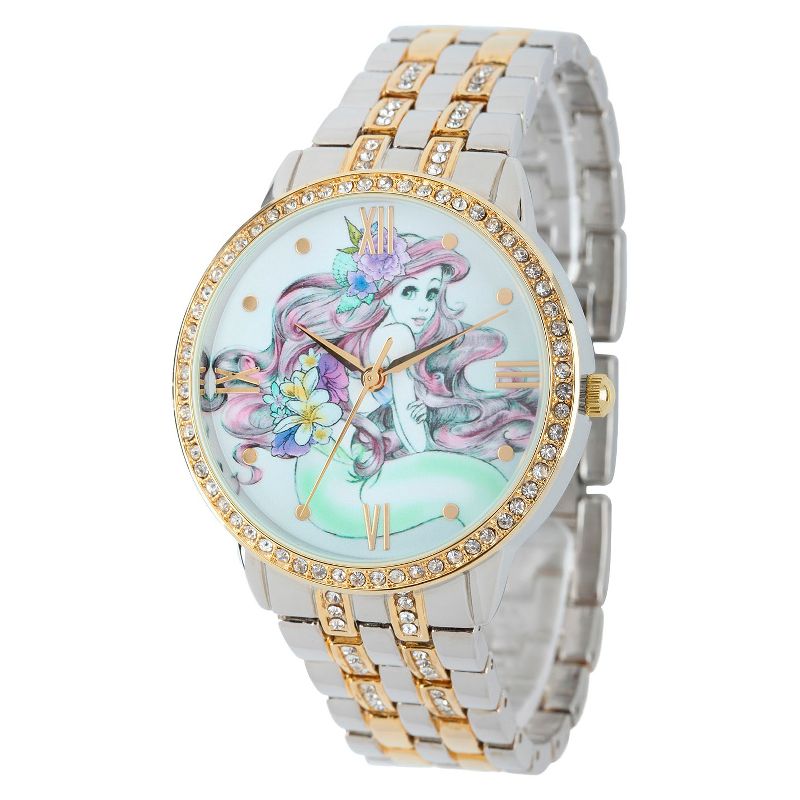 Women's Disney Alice in Wonderland Silver Alloy Watch - Red