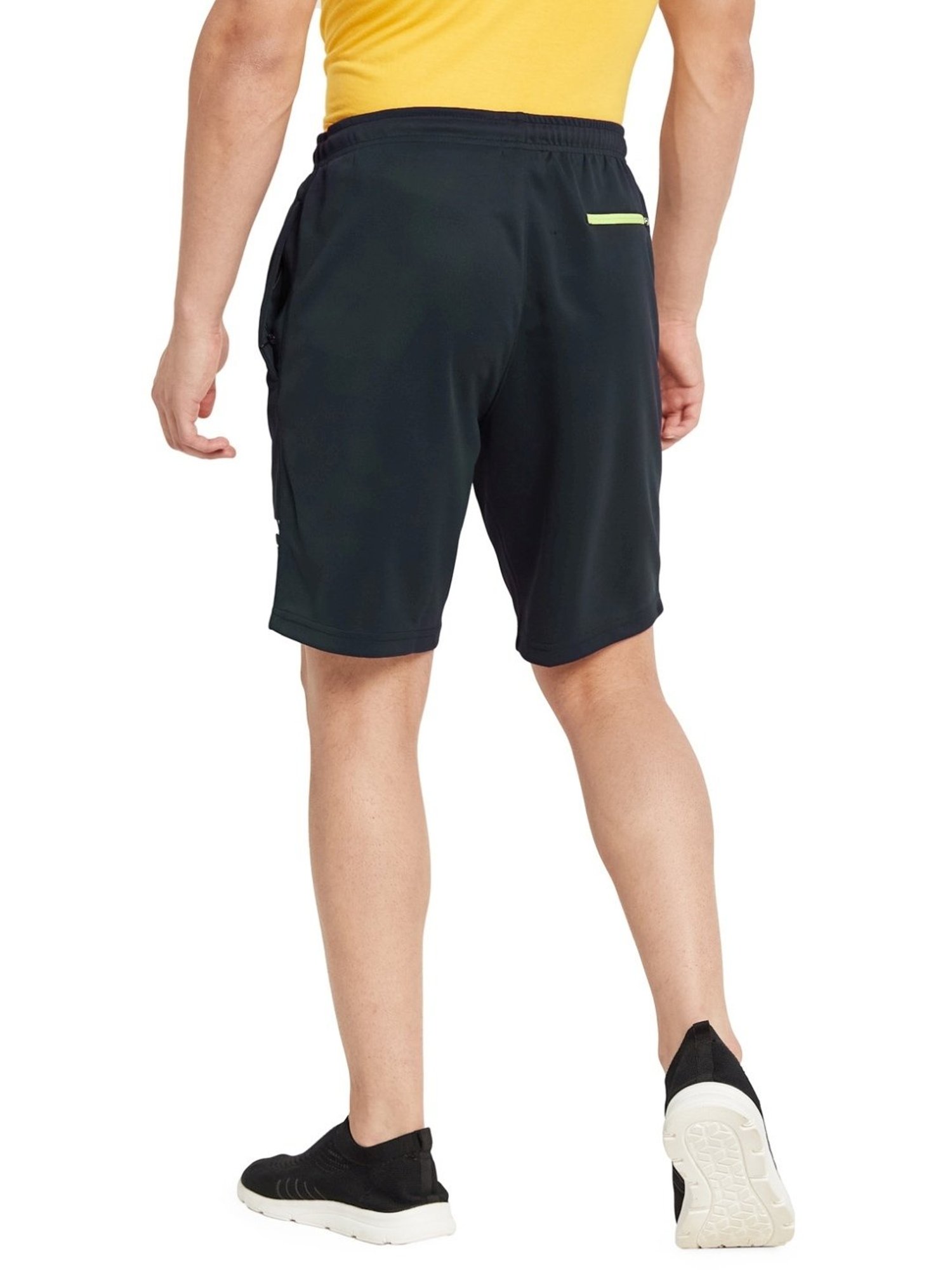 Octave Gun Metal Cotton Regular Fit Shorts
