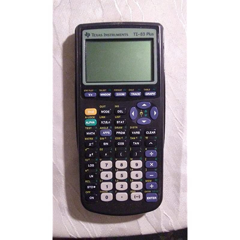 TI-83 Plus Programmable Graphing Calculator (Packaging and Colors May Vary)