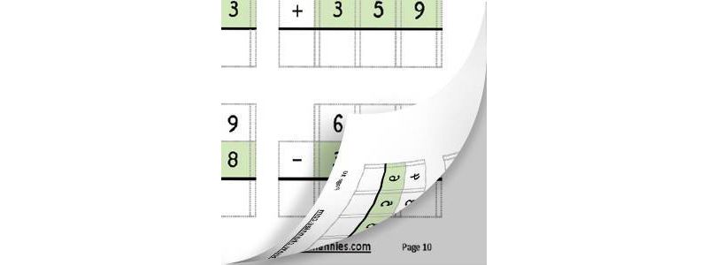 Channie's One Page A Day Triple Digit Addition & Subtraction