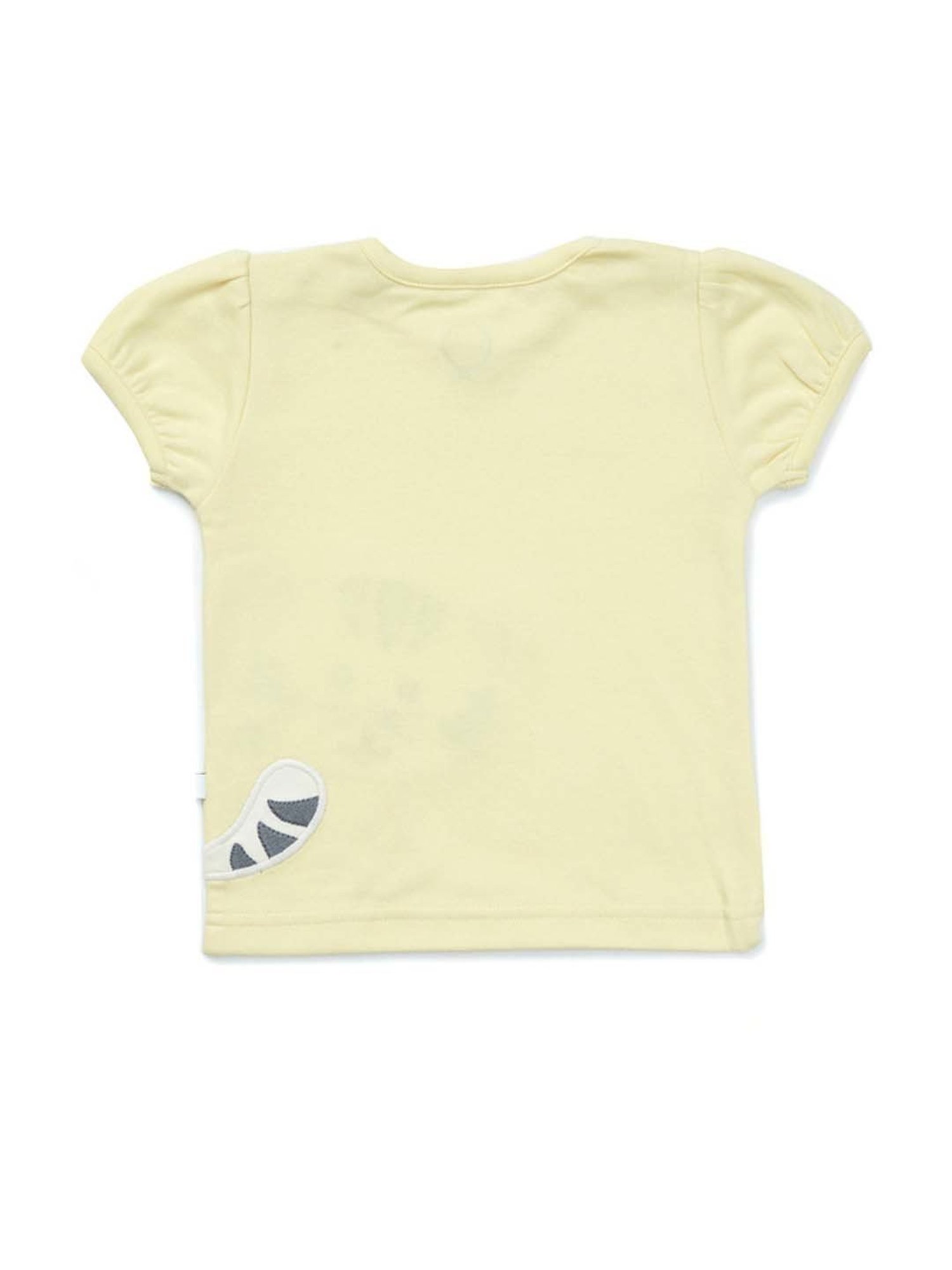 Pranava Kids Blue & Yellow Printed Top (Pack of 2)