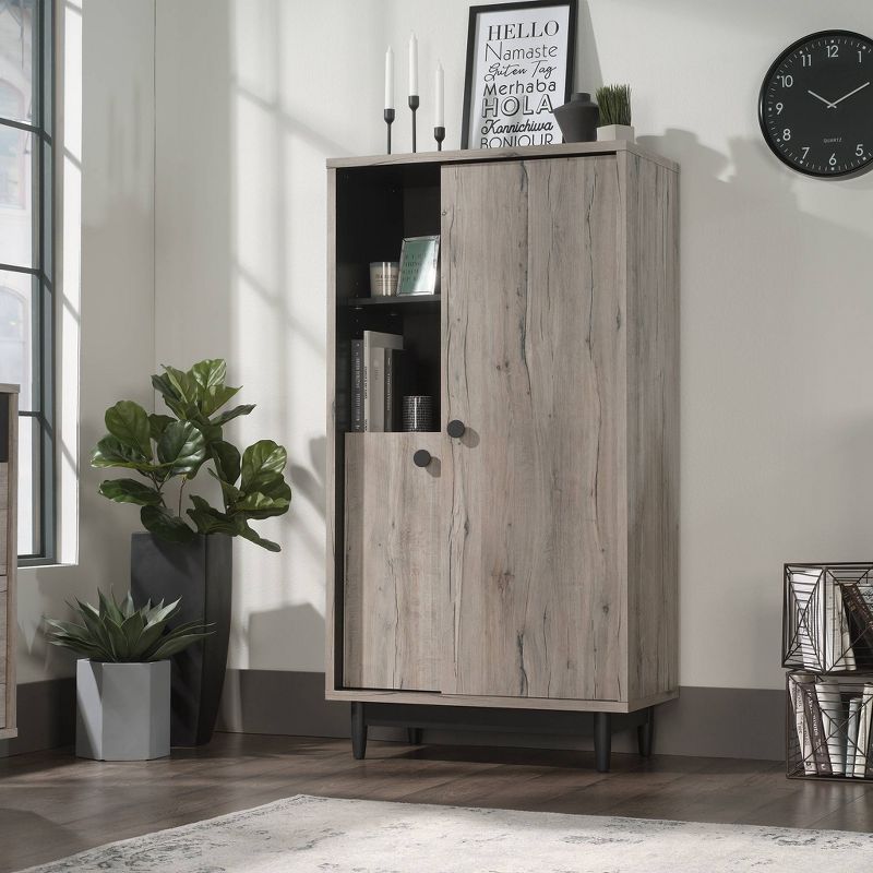 Linden Market Storage Cabinet Distressed Gray - Sauder