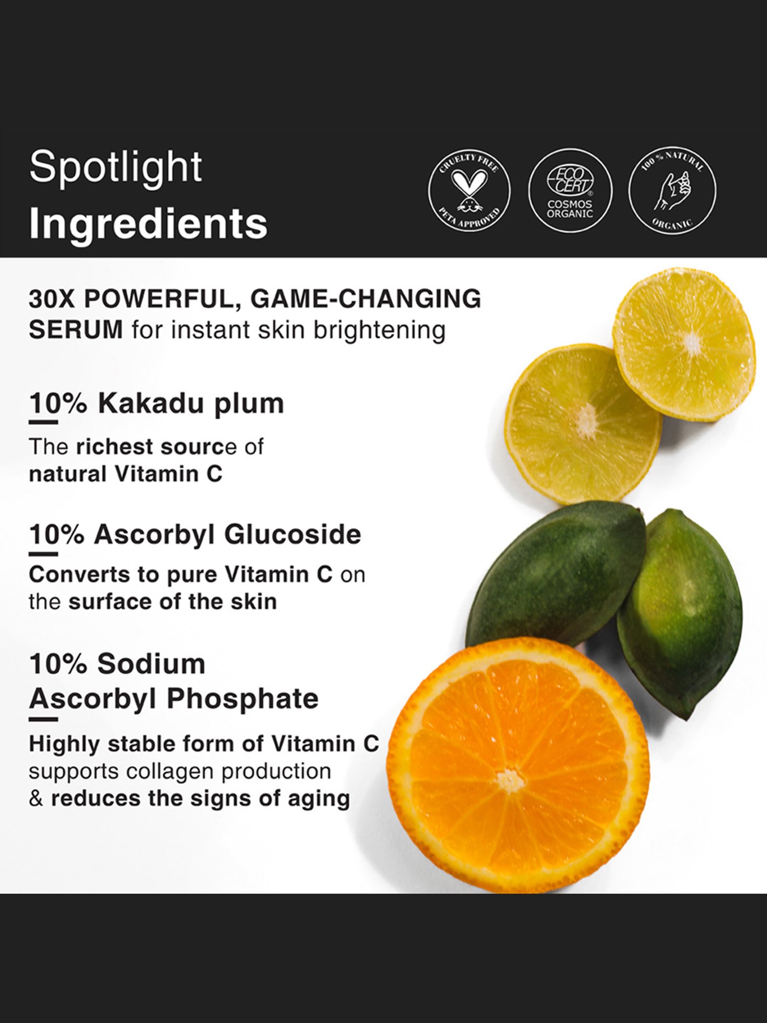 Soulflower Vitamin C 20% Brightening Face Serum - 20 ml