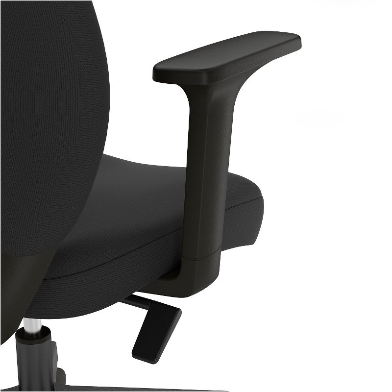 Union & Scale Essentials Fabric Task Chair, Black (UN59380) 