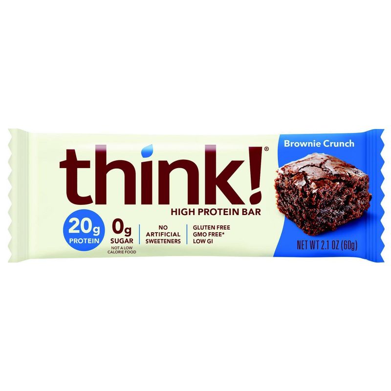 think! High Protein Brownie Crunch Bars - 2.1oz/5ct