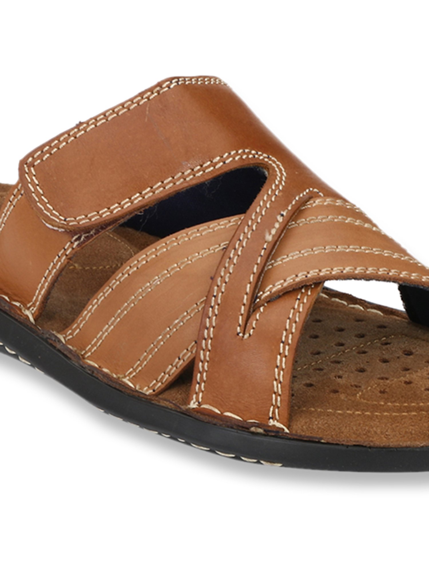 Delize Men's Tan Slides