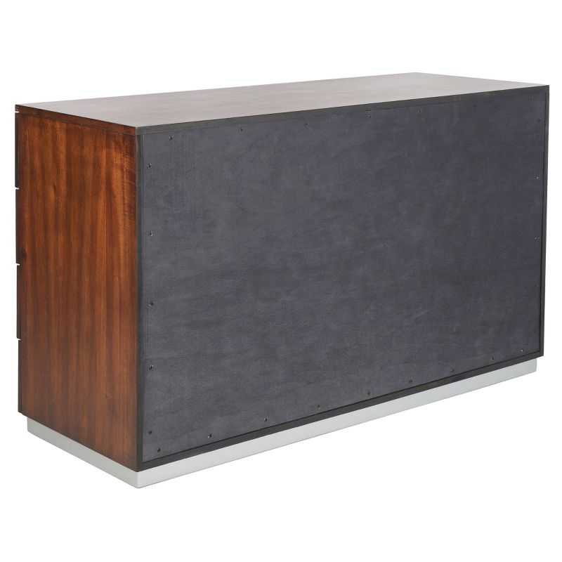 County Line 4 Drawer Chest Rum Walnut - Sauder