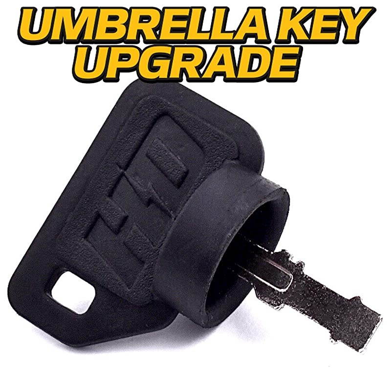 Starter Ignition Switch Replaces Craftsman MTD Yard Machine Bolens Huskee TroyBilt Colt XP 92504659 72504659 3 Position w1 Umbrella amp 1 Steel Key amp Free Carabiner
