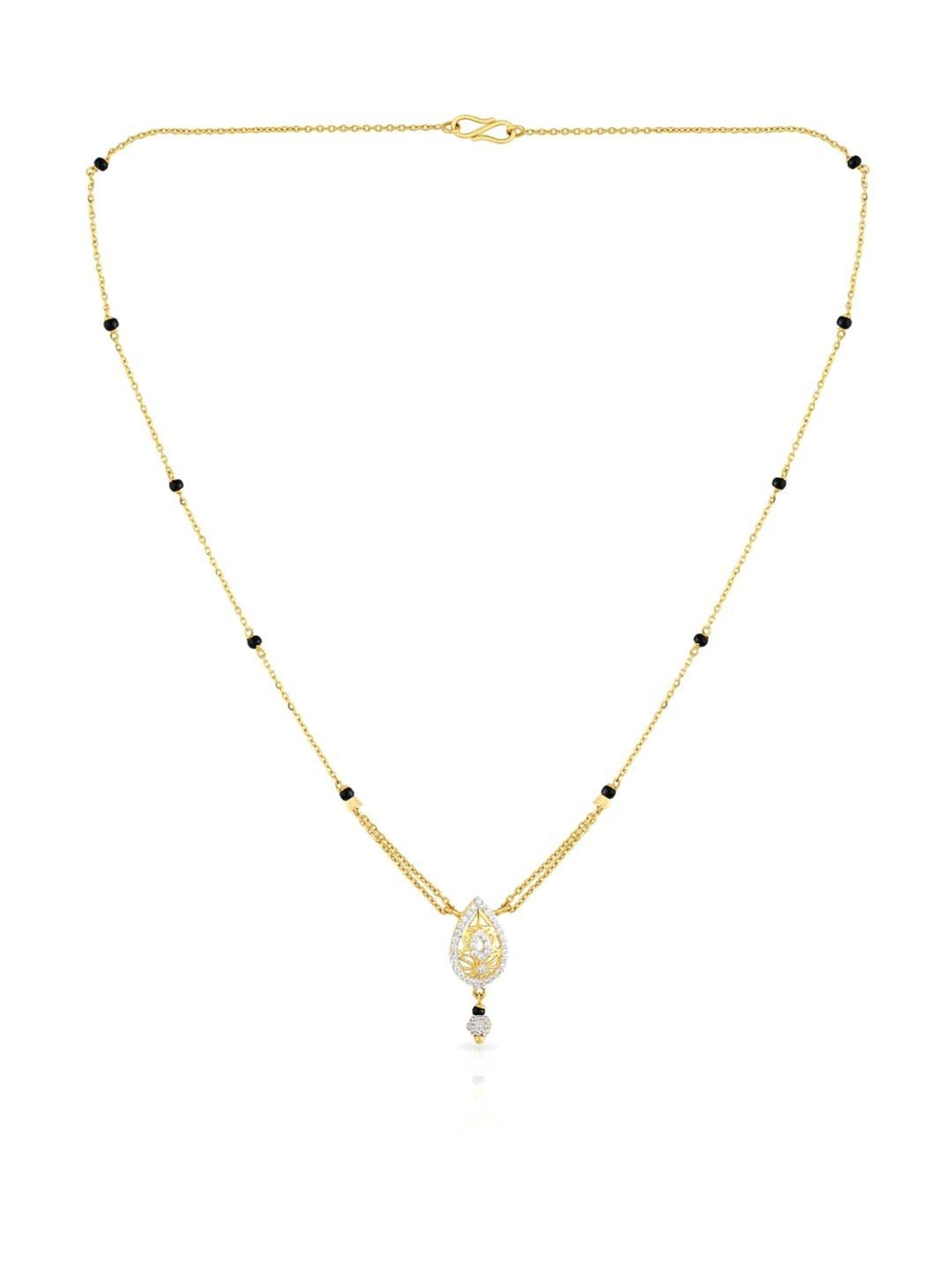 P.N.Gadgil Jewellers Noir Grace 22k Gold Mangalsutra