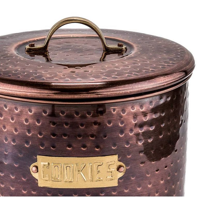 Old Dutch Copper Cookie Jar with Fresh Seal Cover
