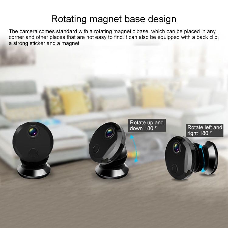 HDQ15 HD 1080P WIFI Mini Camera, with IR Night Vision & Remote Surveillance