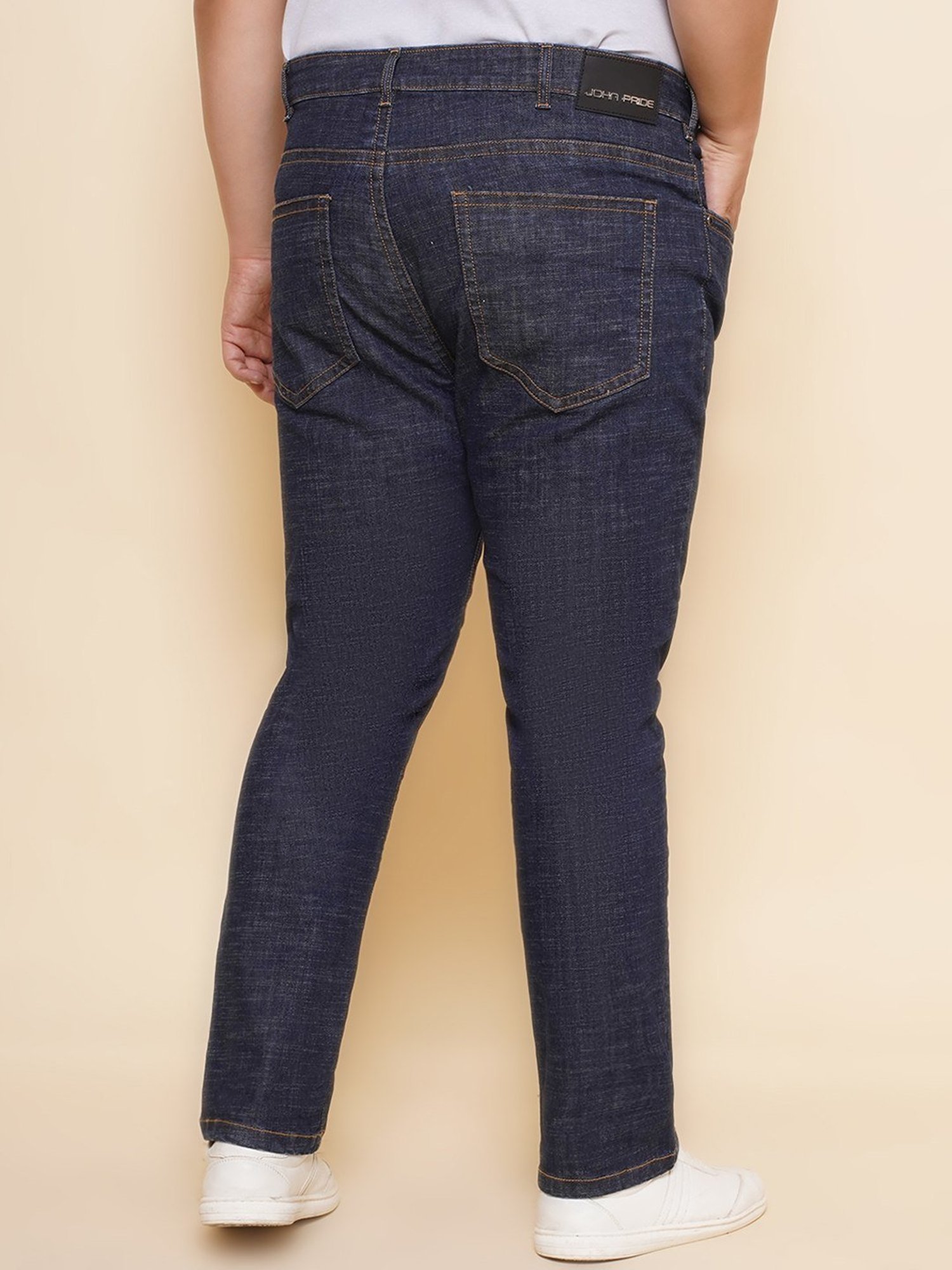 John Pride Blue Regular Fit Jeans