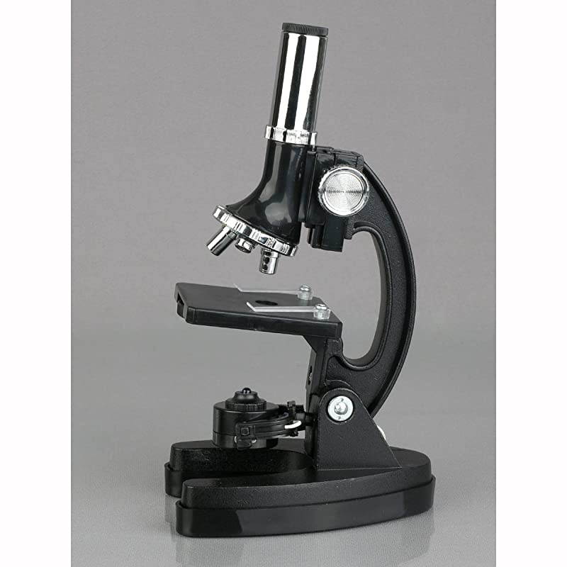 Kids 120X240X300X480X600X1200X Metal Arm Children Biological Microscope Kit + Microscope Book