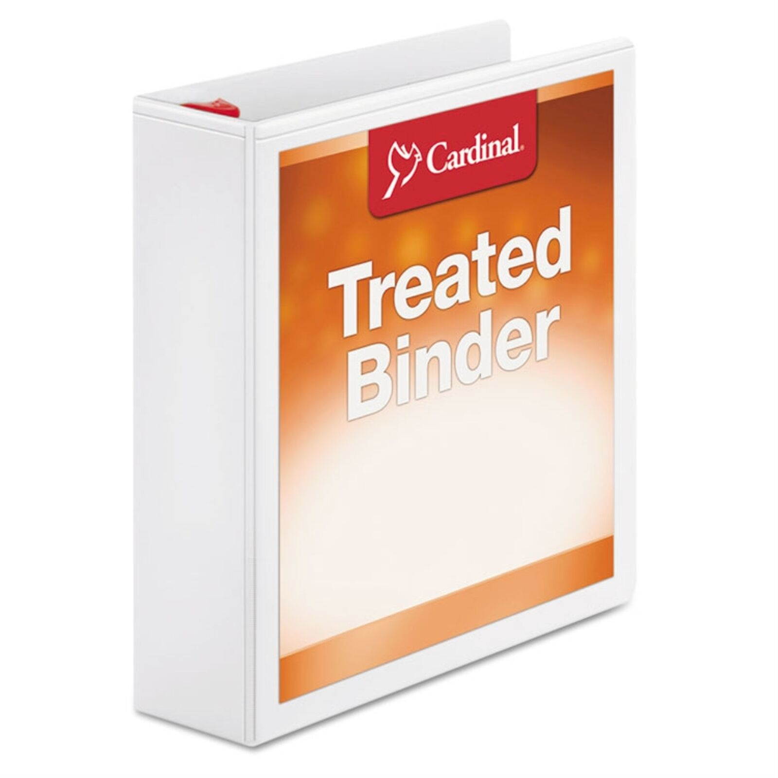 Cardinal Treated ClearVue Locking Slant-D Ring Binder ,BNDR,TREATED,DR,2",WH