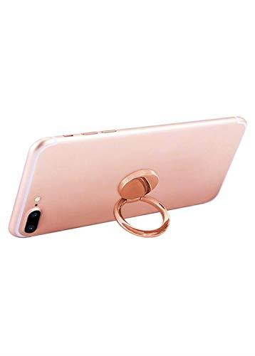 iDecoz Phone Ring Stand Universal Phone Ring Holder Kickstand. Works with iPhone Xs, iPhone Xs MAX, iPhone X, iPhone 8/8 Plus, iPhone 7/7 Plus and More (Rose Gold)