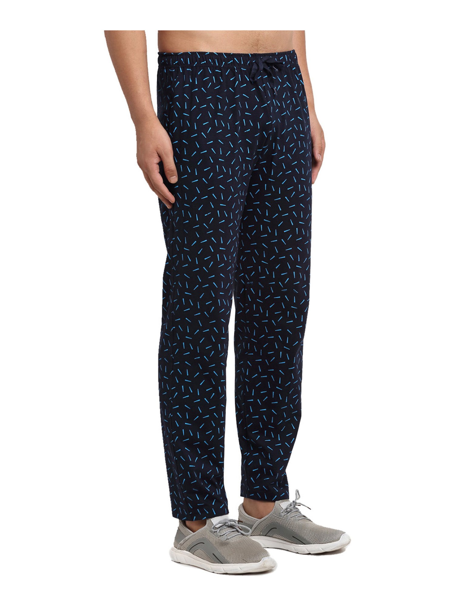 Crimsoune Club White Cotton Regular Fit Printed Lounge Shorts