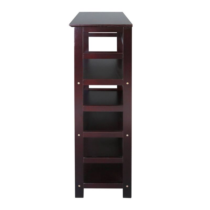 42" 4 Shelf Bookcase Espresso - Flora Home