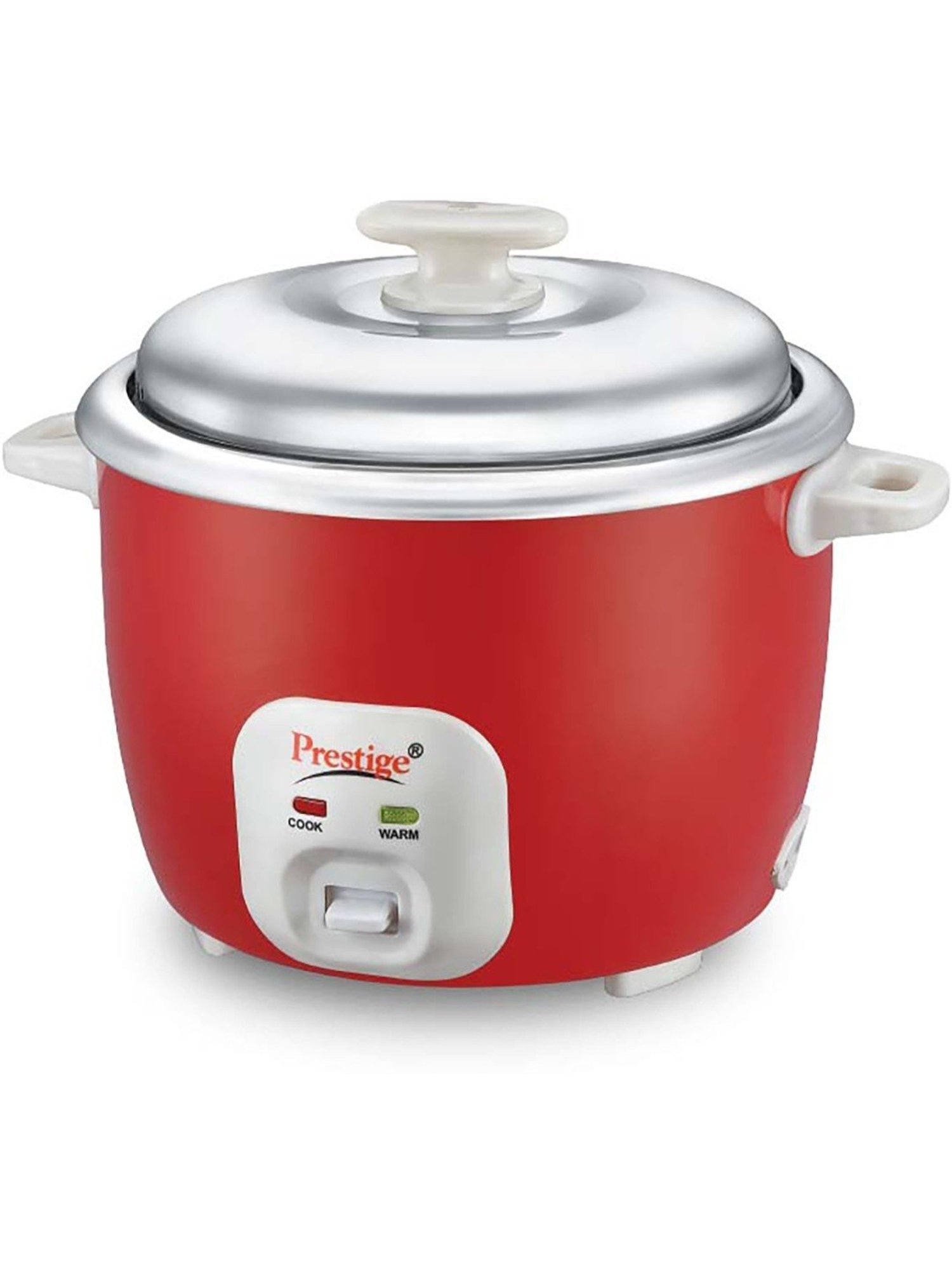 Pigeon Rice Cooker 700W, 1.8L with Single pot & Measuring Cup (Red)