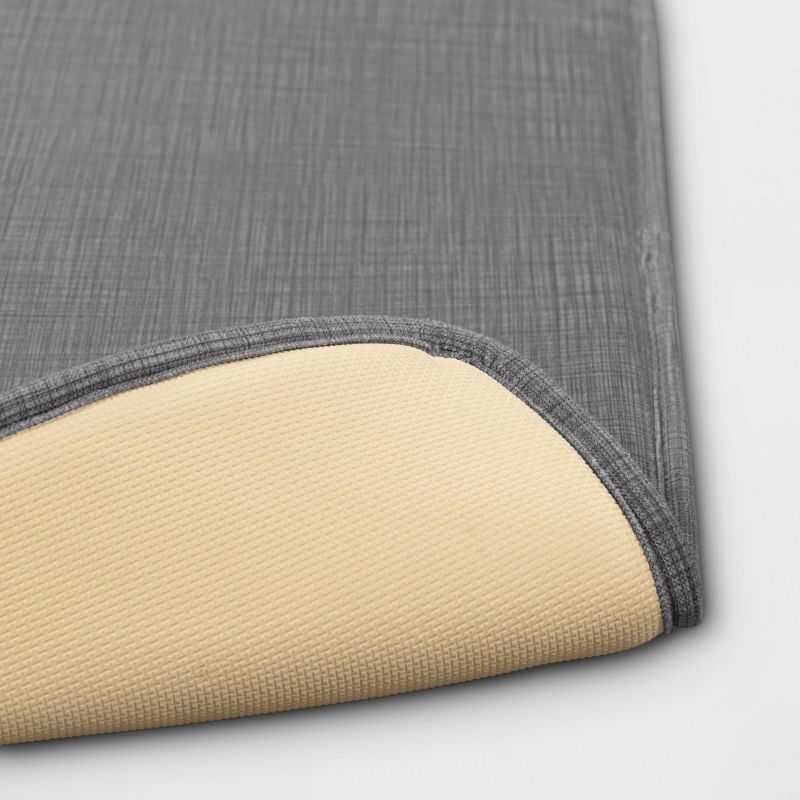 32" x 20" Comfort Kitchen Rug Gray - Made By Design™