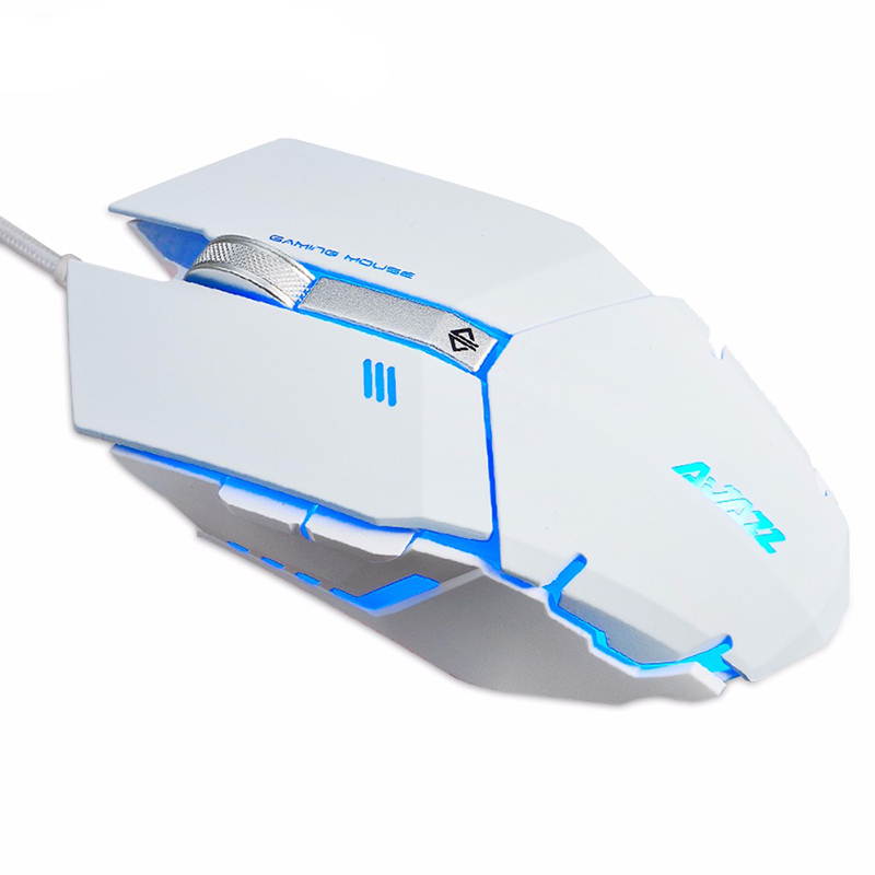 Ajazz AJ110 & GTC 5050 1200/1600/2400/3200 DPI 6 Buttons LED Light Optical Wired Computer Mouses Gamer 6Buttons Gaming Mouse