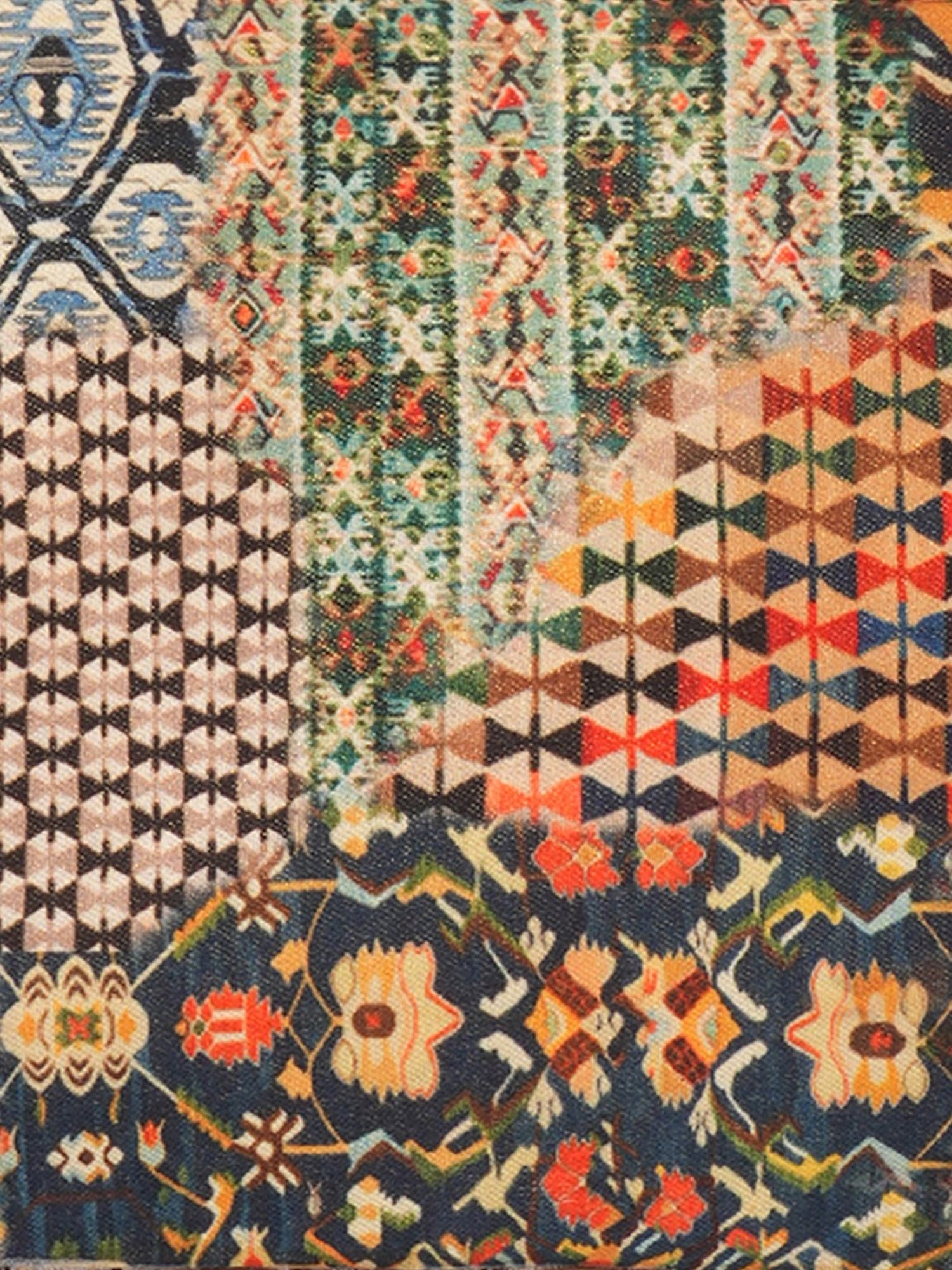 Glo By Globus Multi Ethnic Motifs Printed Small Shoulder Bag