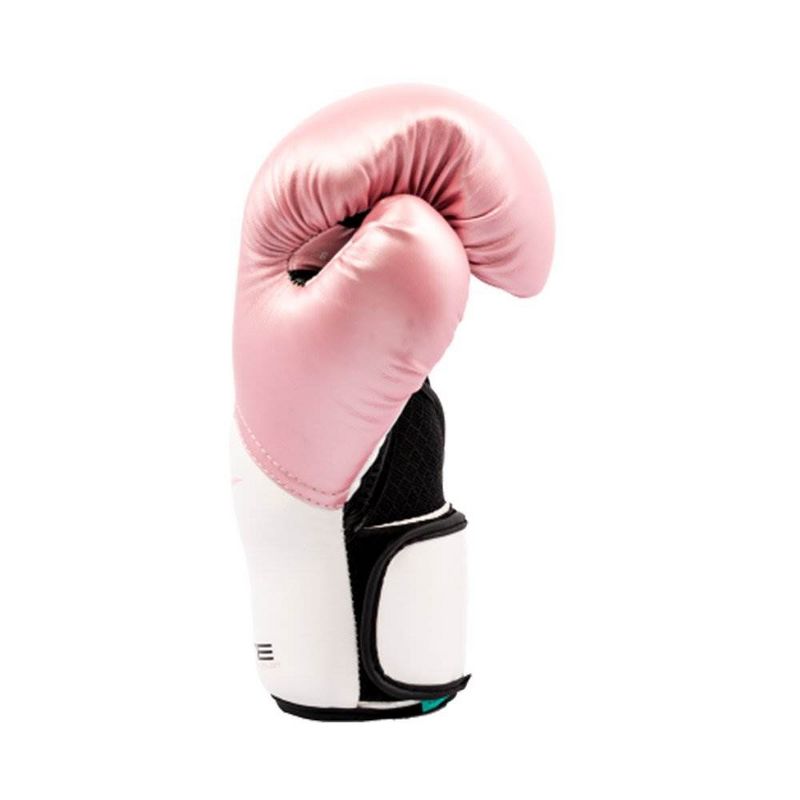 Everlast Pro Style Elite Exercise Workout Training Boxing Gloves for Sparring, Heavy Bag and Mitt Work, Size 12 Ounces, Pink/White