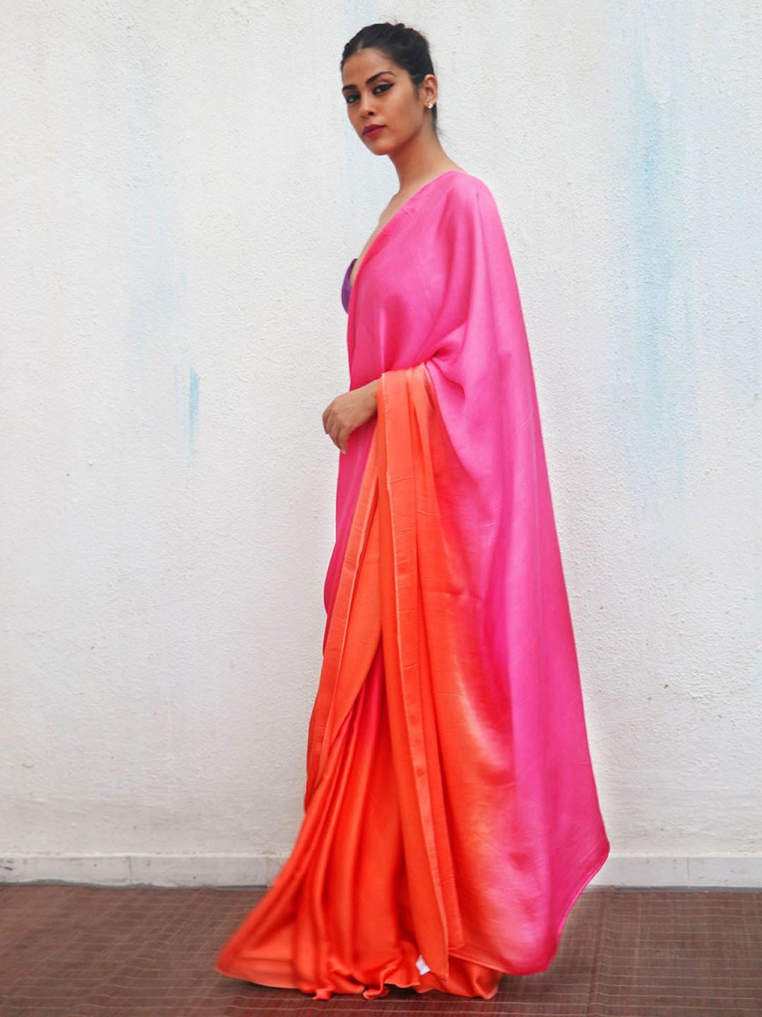 Chidiyaa Jhelum Modal Silk Saree - SFLAR