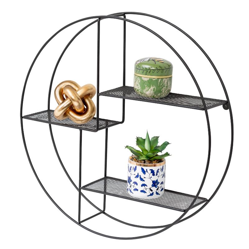 Honey-Can-Do Wall Mounted Circle Shelf