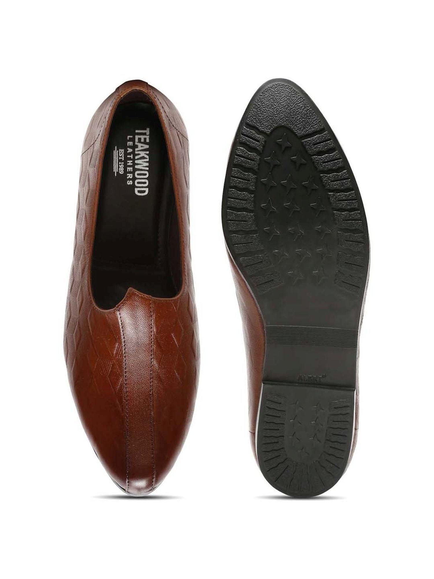 Teakwood Leathers Men's Wood Casual Juttis