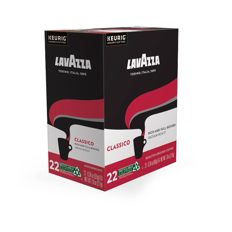 Lavazza Classico Medium Roast Coffee - Keurig K-Cups - 22ct