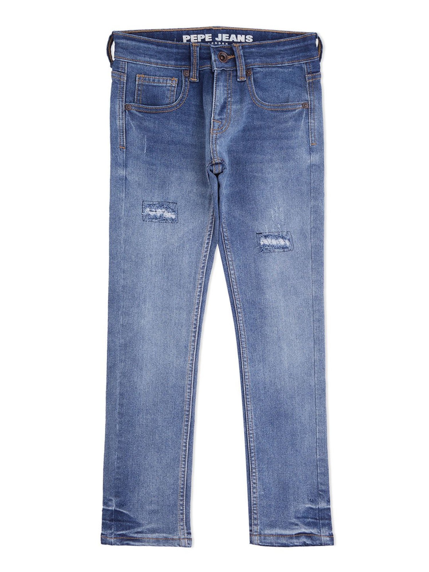 Palm Tree Boys Grey Washed Jeans