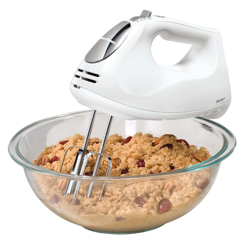 Hamilton Beach 6-Speed Hand Mixer with Case - White 62632R