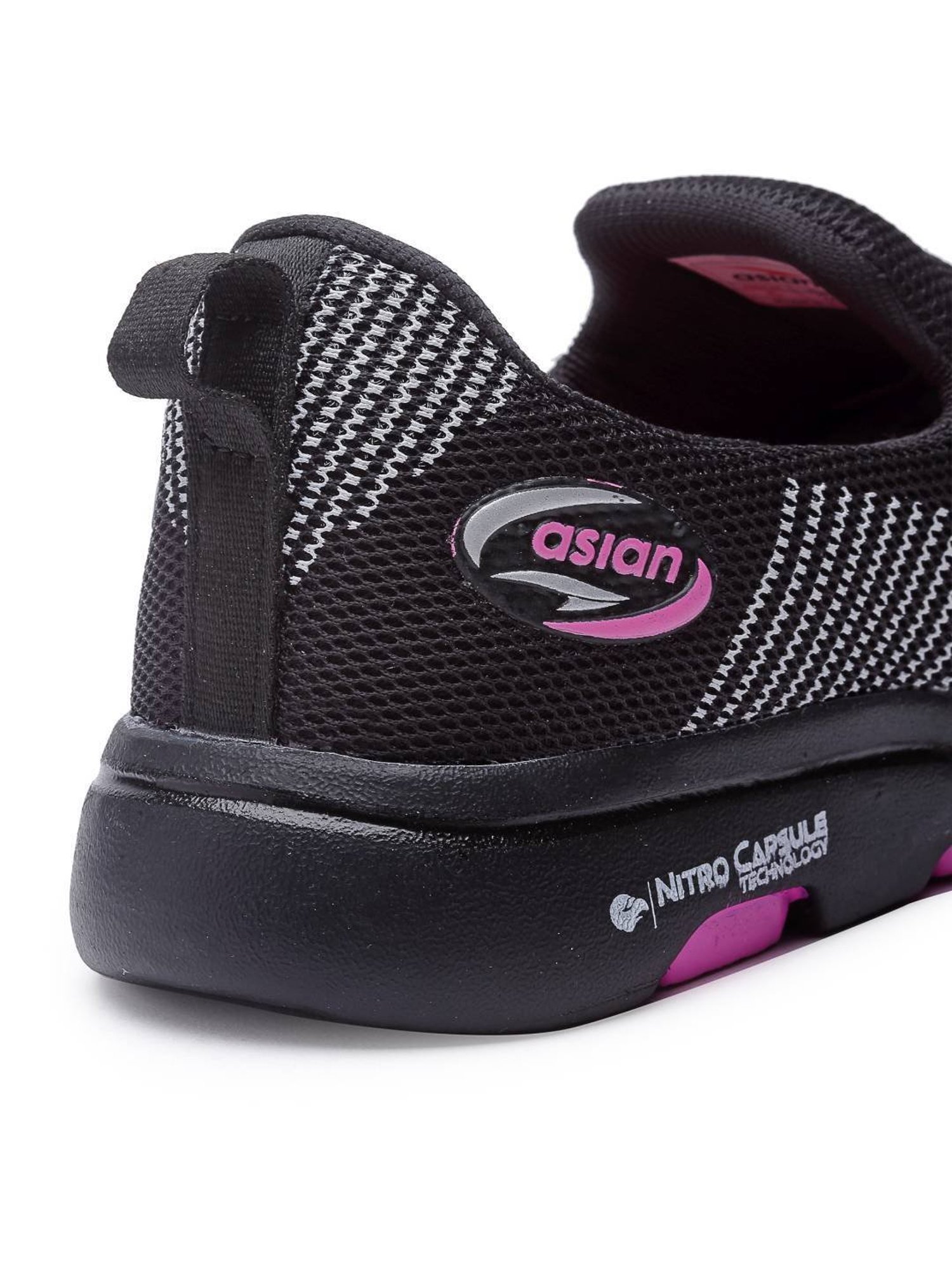 Power by Bata Women's Black Walking Shoes